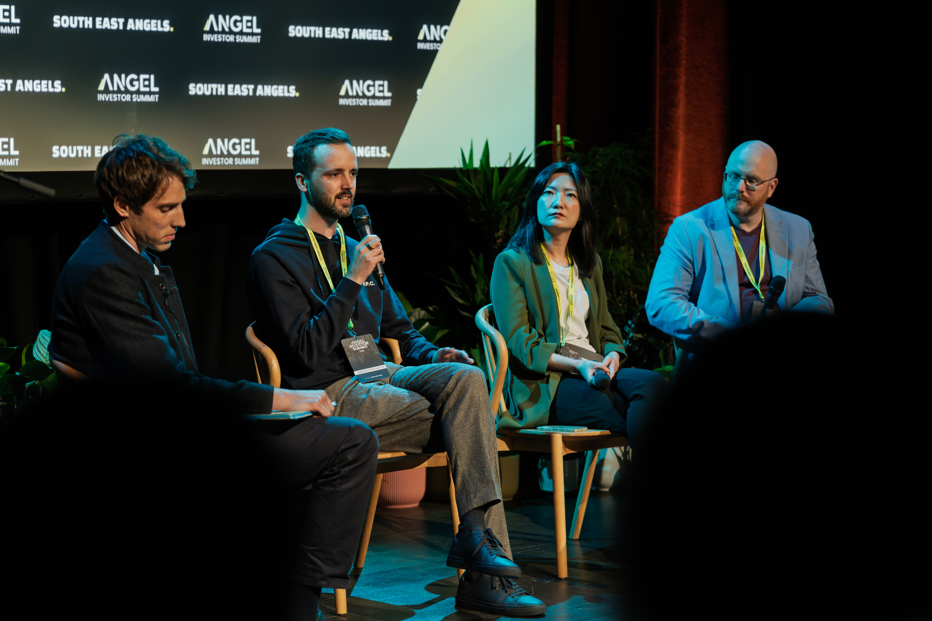 Panel discussion at the Angel Investor Summit